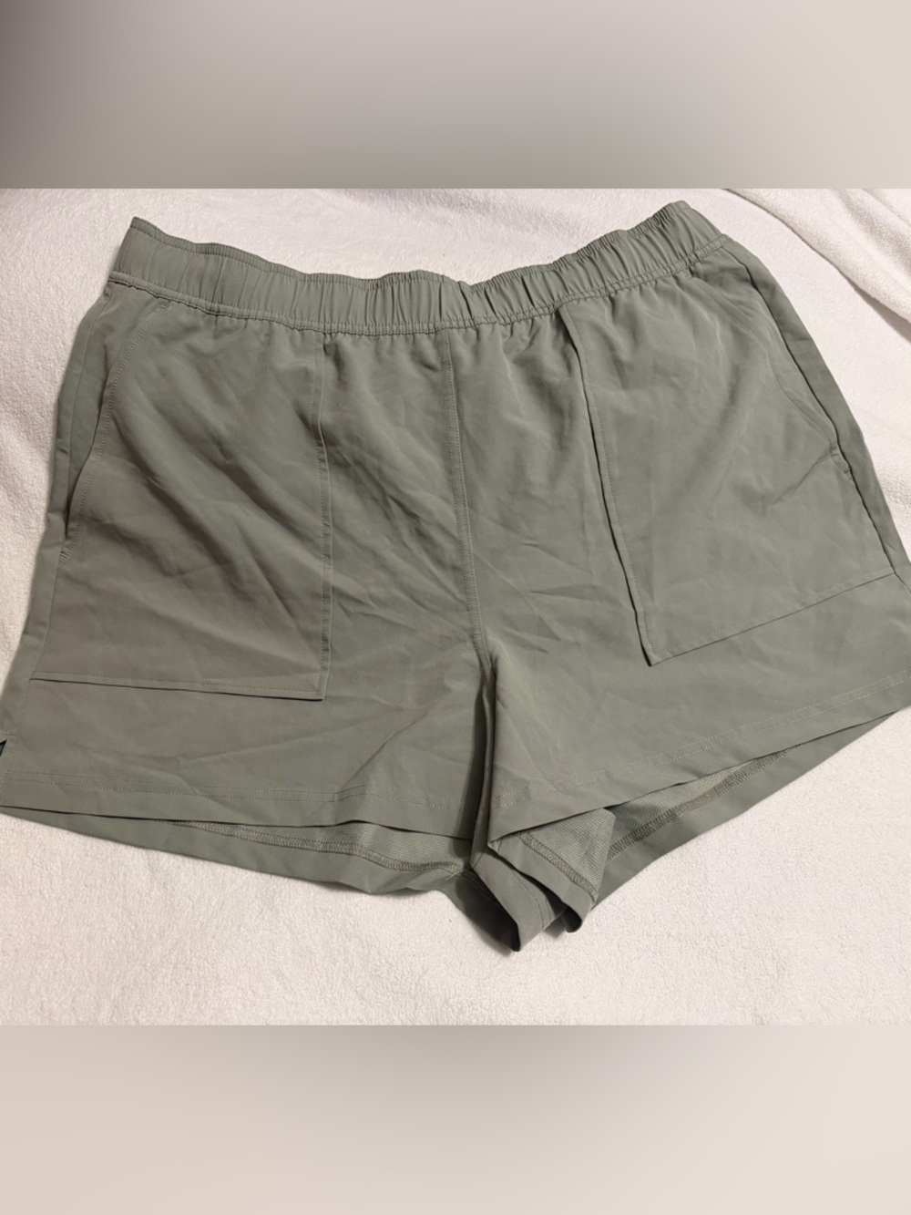 Jockey Elastic-Waist Utility Shorts - Olive Green